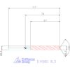 Csigafúró HSS-E  8,3 mm