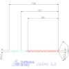 Csigafúró, hosszú HSS W 3,2 mm