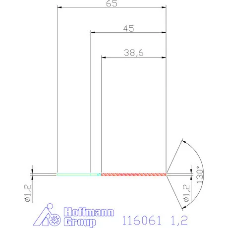Garant Mélyfurat fúró HSS-E 1,2 mm