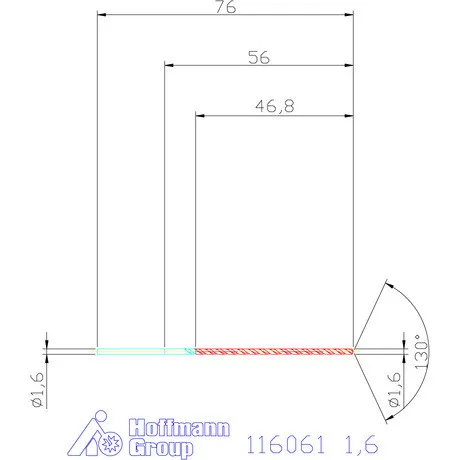 Garant Mélyfurat fúró HSS-E 1,6 mm