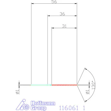 Garant Mélyfurat fúró HSS-E 1 mm