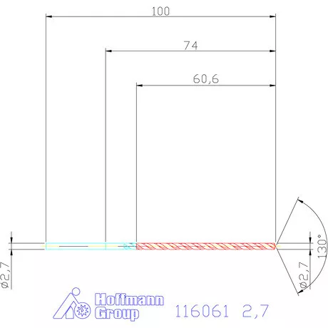Garant Mélyfurat fúró HSS-E 2,7 mm