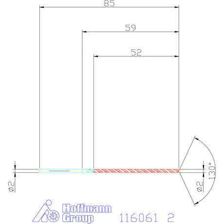 Garant Mélyfurat fúró HSS-E 2 mm