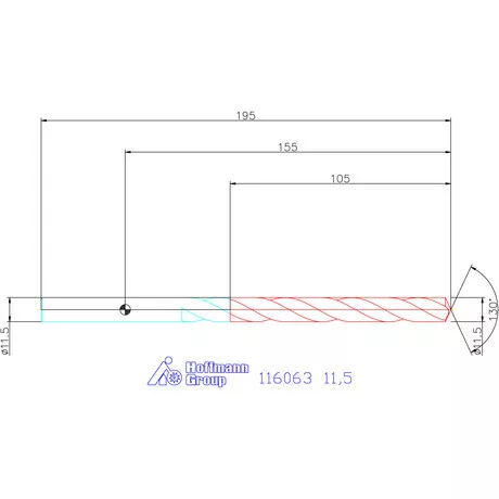 Garant Mélyfurat fúró HSS-E 11,5 mm
