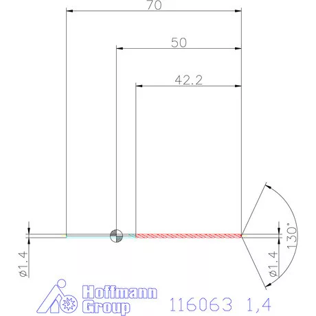 Garant Mélyfurat fúró HSS-E 1,4 mm