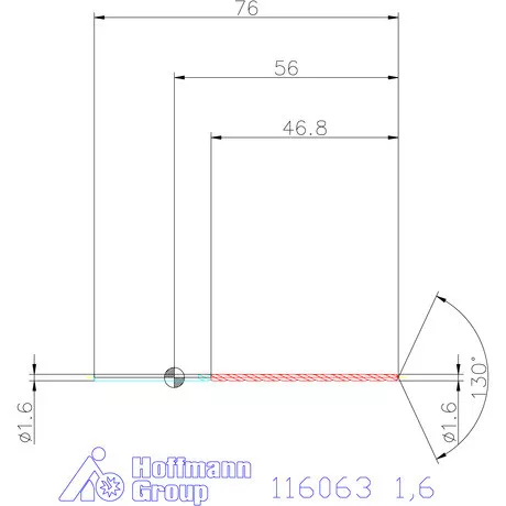 Garant Mélyfurat fúró HSS-E 1,6 mm