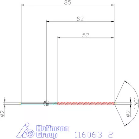 Garant Mélyfurat fúró HSS-E 2 mm