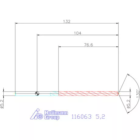 Garant Mélyfurat fúró HSS-E 5,2 mm