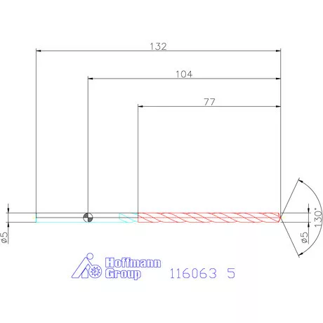 Garant Mélyfurat fúró HSS-E 5 mm