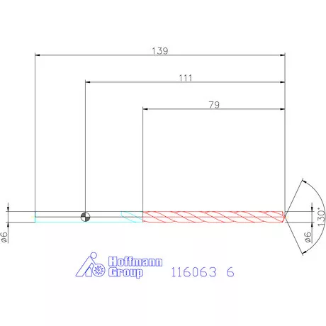 Garant Mélyfurat fúró HSS-E 6 mm