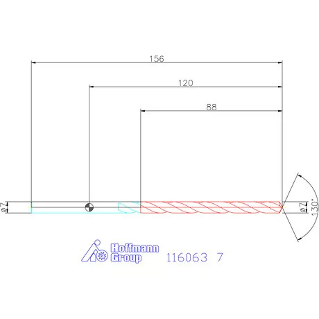 Garant Mélyfurat fúró HSS-E 7 mm