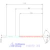 Garant Csigafúró, hosszú HSS-E VA 3,5 mm