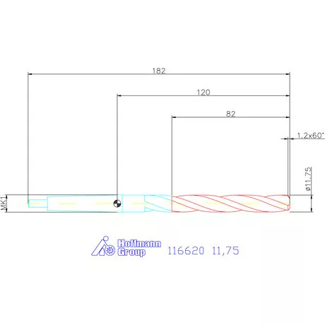 Garant Felfúró HSS N 11,75 mm