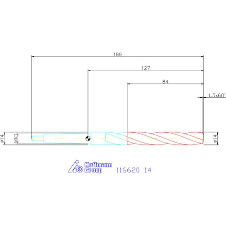 Garant Felfúró HSS N 14 mm
