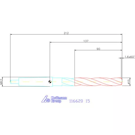 Garant Felfúró HSS N 15 mm