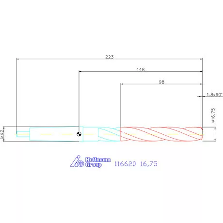 Garant Felfúró HSS N 16,75 mm