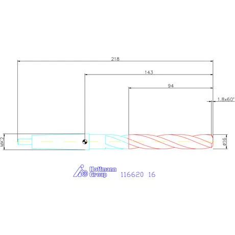 Garant Felfúró HSS N 16 mm