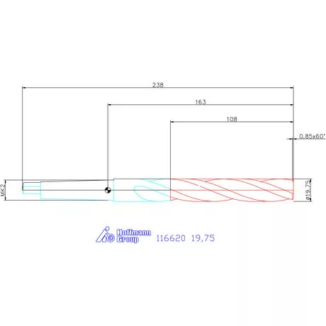 Garant Felfúró HSS N 19,75 mm