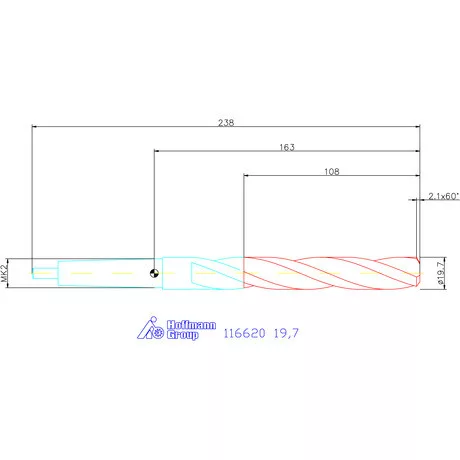 Garant Felfúró HSS N 19,7 mm