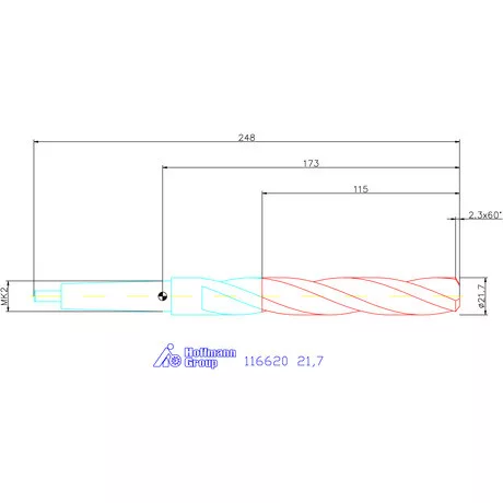 Garant Felfúró HSS N 21,7 mm