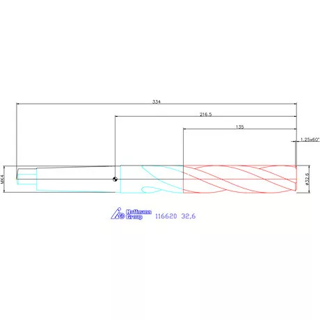 Garant Felfúró HSS N 32,6 mm