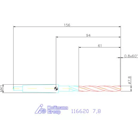 Garant Felfúró HSS N 7,8 mm