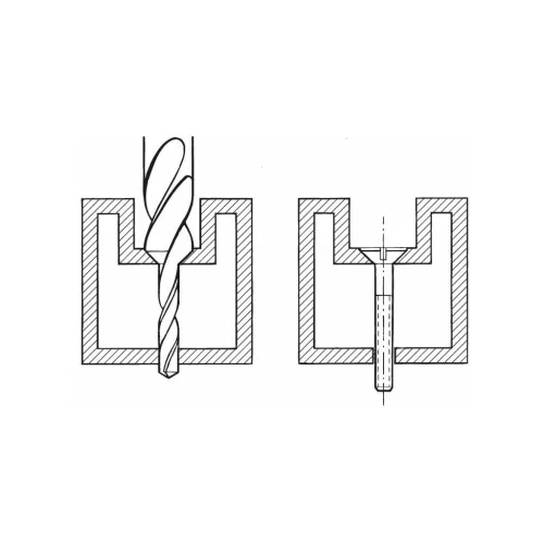 Garant Lépcsős fúró HSS-E hosszú fúrólépcsővel 90° M8