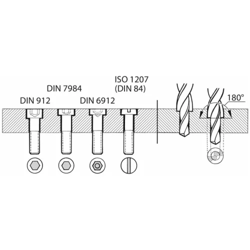 Garant Lépcsős fúró HSS 180° M5