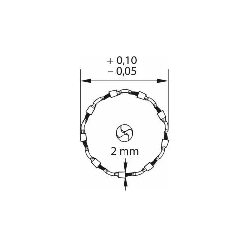 Garant Körkivágó, HM lapos 43 mm