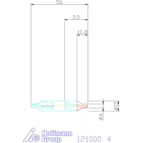 Garant VHM központfúró A 4 mm