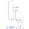 Garant VHM központfúró A 1,6 mm