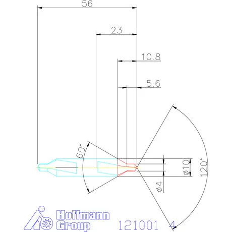 Garant VHM központfúró A 4 mm