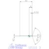 VHM-NC központozó 142° spirális 3 mm