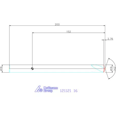 Garant VHM NC központozó 142° extra hosszú spirális 16 mm