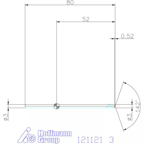 Garant VHM NC központozó 142° extra hosszú spirális 3 mm