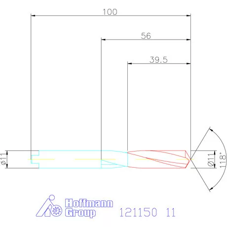 Garant Csigafúró keményfémbetétes 11 mm