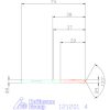 VHM speciális fúró DIN 6535 HA 4 mm