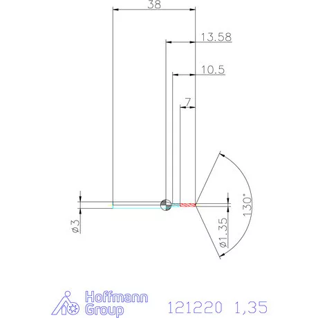Garant VHM-HPC mikrofúró 1,35 mm