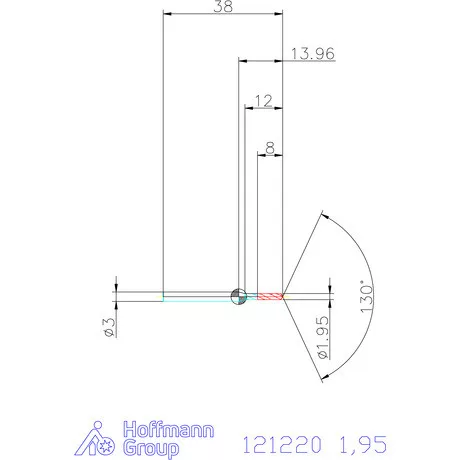 Garant VHM-HPC mikrofúró 1,95 mm
