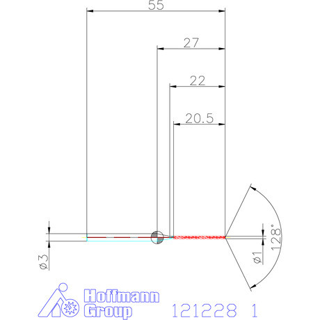 Garant Garant Master Steel MICRO VHM fúró hengeres szárral DIN 6535 HA 20×D 1 mm