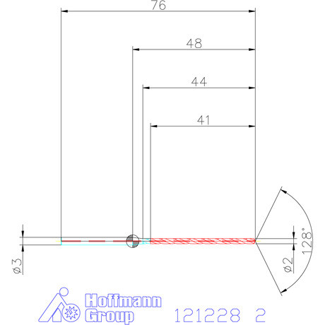 Garant Garant Master Steel MICRO VHM fúró hengeres szárral DIN 6535 HA 20×D 2 mm