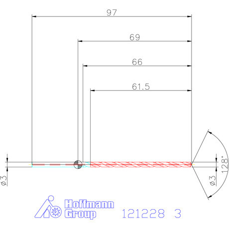 Garant Garant Master Steel MICRO VHM fúró hengeres szárral DIN 6535 HA 20×D 3 mm