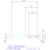 VHM fúró, aramid  6 mm