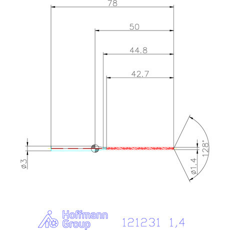 Garant Garant Master Steel MICRO VHM fúró hengeres szárral DIN 6535 HA 30×D 1,4 mm