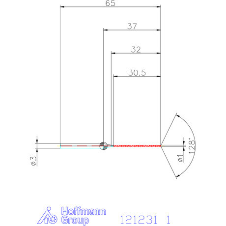 Garant Garant Master Steel MICRO VHM fúró hengeres szárral DIN 6535 HA 30×D 1 mm