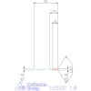 VHM csigafúró extra rövid  1,8 mm