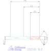 VHM csigafúró extra rövid  8,2 mm