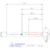 VHM-HPC fúró Weldon DIN 6535 HB 12,8 mm