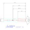 VHM-HPC fúró Weldon DIN 6535 HB 16 mm