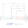 VHM-HPC fúró Weldon DIN 6535 HB 18,5 mm